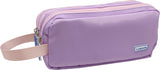 Estuche Portatodo Tres Cremalleras Tres Compartimentos Colores Pastél - Lagart