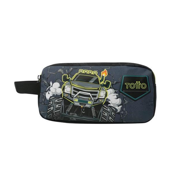 Estuche Portatodo De Dos Compartimentos Monster Race - Totto