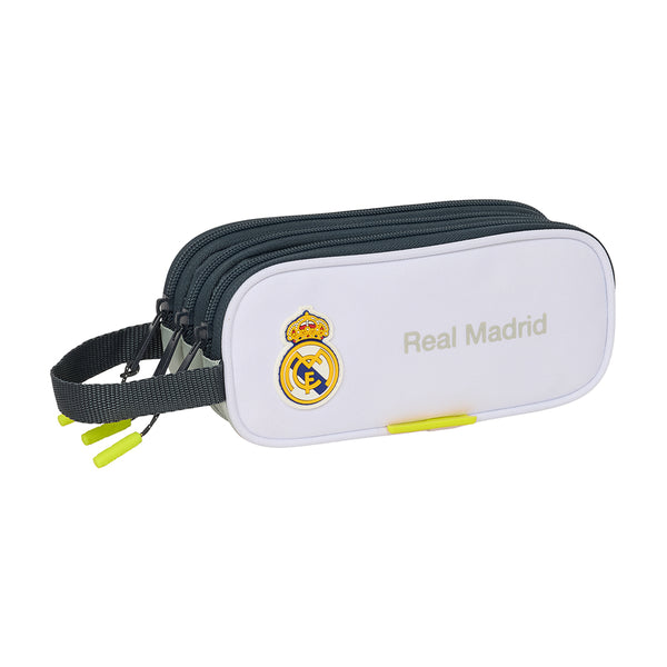 Estuche Portatodo De Tres Compatimentos Real Madrid Estuche Portatodo 1ª Equipación Real Madrid 25/26 - Safta