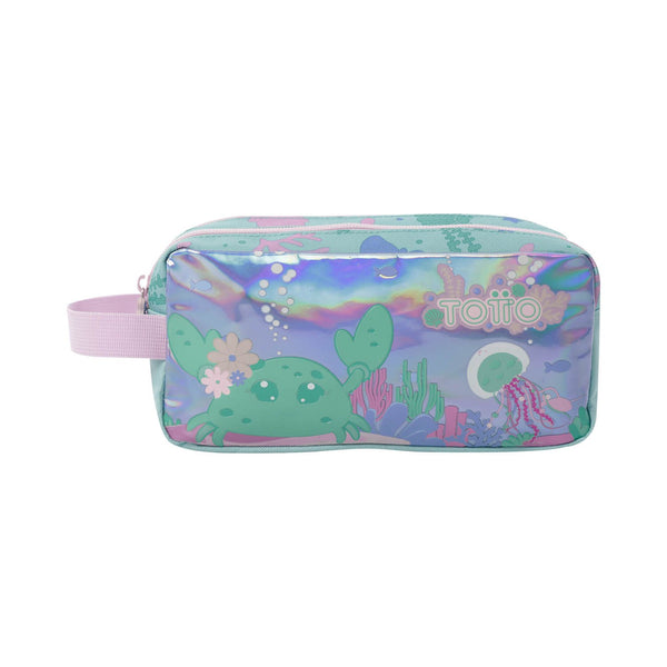 Estuche Portatodo De Dos Compartimentos Reef Friends Cangrejo Mundo Marino - Totto