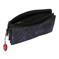 Estuche Portatodo De Tres Compartimentos Spider-Man Marvel Attak - Safta