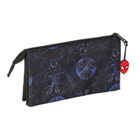Estuche Portatodo De Tres Compartimentos Spider-Man Marvel Attak - Safta