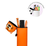 Estuche Portatodo De Silicona 2 en 1  Estuche Y Cubilete De Escritorio Tiger «Grrreat Adventures» Kawaii - Legami