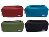 Estuche Portatodo Tres Cremalleras Tres Compartimentos Colores Sólidos - Lagart
