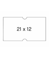 Etiquetas Adhesivas Para Etiquetadoras De 1 línea 1000 Etiquetas Blancas Precios 21x12 mm - Apli