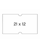 Etiquetas Adhesivas Para Etiquetadoras De 1 línea 1000 Etiquetas Blancas Precios 21x12 mm - Apli
