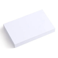 Fichas Lisas 125x200 mm 100 Fichas Blancas Sin Rallar - MiquelRius