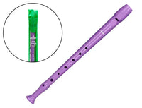 Flauta Escolar Hohner Melody 9508 Color Malva Con Funda Y Limpiador Flauta Dulce - Hohner