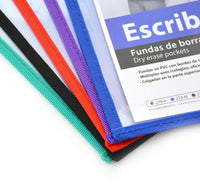 Fundas de Borrado en Seco Escribe y Borra A4 Colores Variados - Office Box