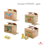 hucha gato guardamonedas roymart interactiva para ahorro en papeleria badajoz