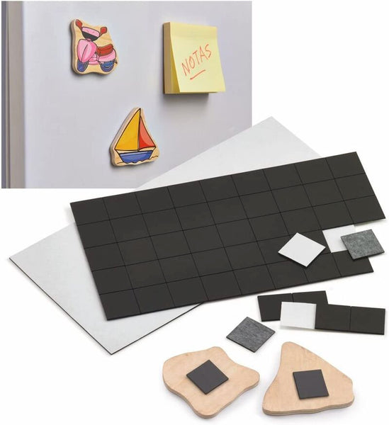 Pastillas magneticas adhesivas Faibo 50 unidades en papeleria Badajoz disponibles en Be To Be Menacho y Valdepasillas