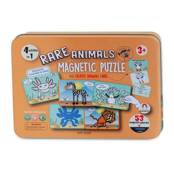 Juego magnetico Animales Raros Pepita Viajera en papeleria Badajoz disponible en Be To Be Menacho y Valdepasillas