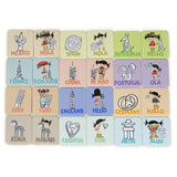 Juego de Memoria Saludos Del Mundo Memory Game - Pepita Viajera