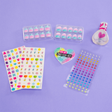 Kit Infantil Creativo Artístico Para Uñas - Kit De Uñas De Moda Infantil - Crea Y Diseña Tus Uñas - Girabrilla