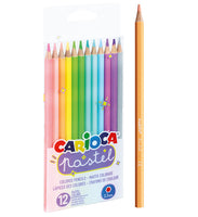 Lápices Pastel 12 Colores - Carioca