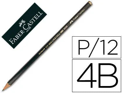 Lápiz de grafito Faber Castell 9000 4B en papelería Badajoz – disponible en Be To Be Menacho y Valdepasillas