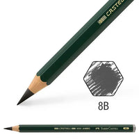 Lápiz de Grafito Faber Castell Jumbo 9000 8B - Faber-Castell