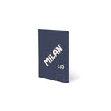 Libreta A6 hojas blancas 430 since 1918 azul Milan disponible en papeleria en Badajoz