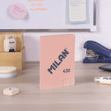 Libreta 430 since 1918 A6 Hojas Blancas Tapa Flexible Color Rosa - Milan