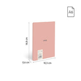 Libreta 430 since 1918 A6 Hojas Blancas Tapa Flexible Color Rosa - Milan