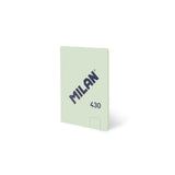 Libreta A6 hojas blancas 430 since 1918 verde Milan disponible en papeleria en Badajoz