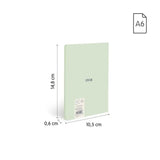 Libreta 430 since 1918 A6 Hojas Blancas Tapa Flexible Color Verde - Milan