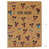 Libreta Pepitas del Mundo A5 liso y puntos Pepita Viajera en papeleria Badajoz – disponible en Be To Be Menacho y Valdepasillas