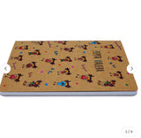 Libreta Kraft Pepitas del Mundo A5 Blanco Liso / Puntos 120 Páginas - Pepita Viajera