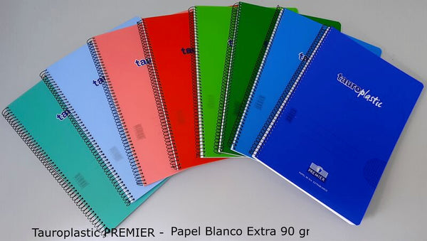 Cuaderno - Libreta - Bloc Espiral Cuadros 4x4 80 Hojas 90 Gramos - Tauro