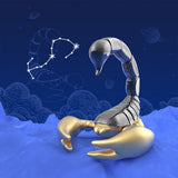 Llavero de Acero Premium Horóscopo Escorpio Zodiaco - Meta[l]morphose ®