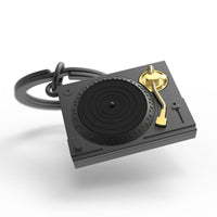 Llavero de Acero Record Player Tocadiscos - Meta[l]morphose ®