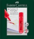 Marcador Faber Castell Textliner 46 Rojo - Faber Castell