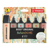 marcador stabilo boss original naturecolors papeleria badajoz subrayadores tonos naturales