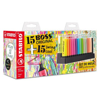 Set Pack De Marcadores 15 Stabilo Swing Cool + 15 Stabilo Boss Original - Stabilo