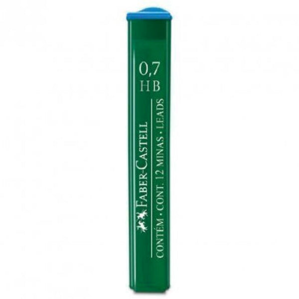 Caja de 12 minas de recambio Faber-Castell 0.7 mm HB en papeleria Badajoz disponible en Be To Be Menacho y Valdepasillas