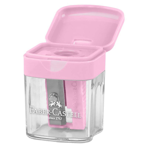 Afilalápiz Sacapuntas Mini Con Depósito Colores Pastel  - Faber Castell