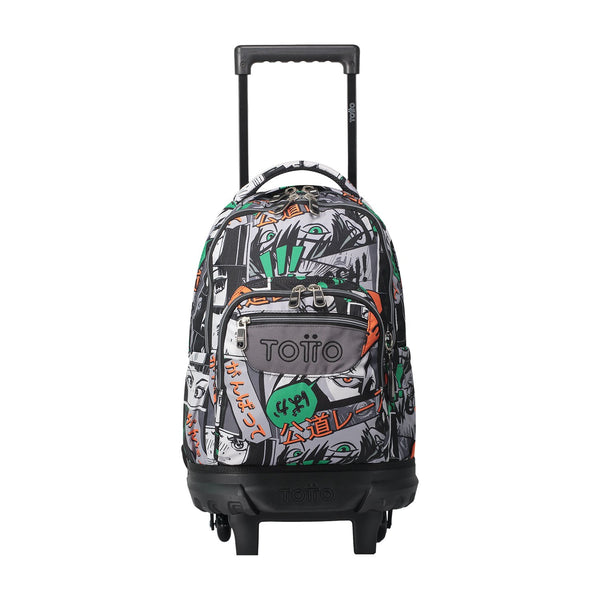 Mochila Escolar Mediana Con Ruedas Resma Manga Talla M - Totto