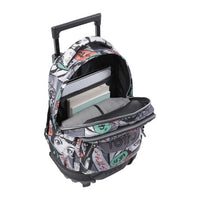 Mochila Escolar Mediana Con Ruedas Resma Manga Talla M - Totto