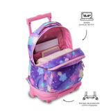 Mochila Escolar Grande Con Ruedas Desmontable Tiza Estrellas y Planetas Talla L - Totto