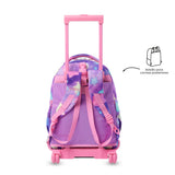 Mochila Escolar Grande Con Ruedas Desmontable Tiza Estrellas y Planetas Talla L - Totto
