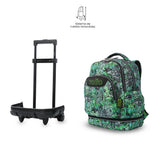 Mochila Escolar Grande Con Ruedas Desmontable Tiza Crew Talla L - Totto