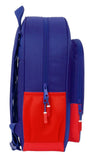 Mochila Escolar Mediana Atco. Madrid Mochila Junior Adaptable a Carro Doble Compartimento Atlético de Madrid - Safta