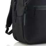 Mochila Escolar Grande Negra Triple Oslo Reciclada Raw - Miquel Rius