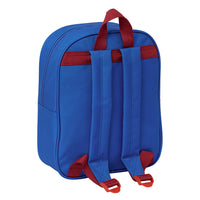 Mochila Infantil Futbol Club Barcelona 3D Para Guardería - Mochila Preescolar F.C. Barcelona 3D Barsa Primera Equipación - Safta