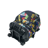 Mochila Escolar Grande Con Ruedas Totto Desmontable Sticky Pegatinas - Modelo Tiza - Carro Desmontable Talla L - Totto