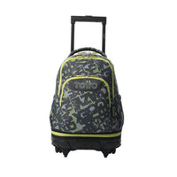 Mochila Escolar Grande Con Ruedas Totto Desmontable Texgrunge Grafitti - Modelo Tiza - Carro Desmontable Talla L - Totto