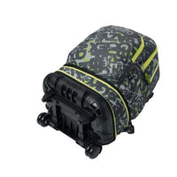 Mochila Escolar Grande Con Ruedas Totto Desmontable Texgrunge Grafitti - Modelo Tiza - Carro Desmontable Talla L - Totto