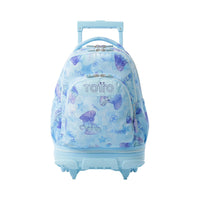 Mochila Escolar Grande Con Ruedas Totto Desmontable Polar Gamer Azul Mandos - Modelo Tiza - Carro Desmontable Talla L - Totto