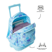 Mochila Escolar Grande Con Ruedas Totto Desmontable Polar Gamer Azul Mandos - Modelo Tiza - Carro Desmontable Talla L - Totto
