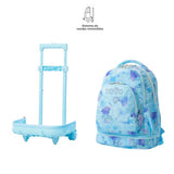 Mochila Escolar Grande Con Ruedas Totto Desmontable Polar Gamer Azul Mandos - Modelo Tiza - Carro Desmontable Talla L - Totto